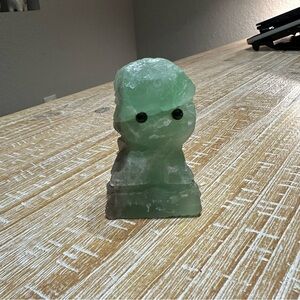 Green Fluorite Crystal Buddy
